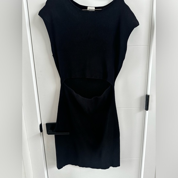 Wilfred Cut Out Knit Mini Dress - Picture 2 of 5
